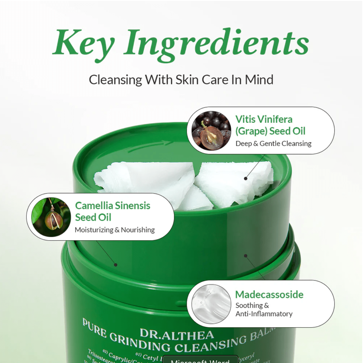 Dr.Althea Dr.Althea Pure Grinding Cleansing Balm 50ml
