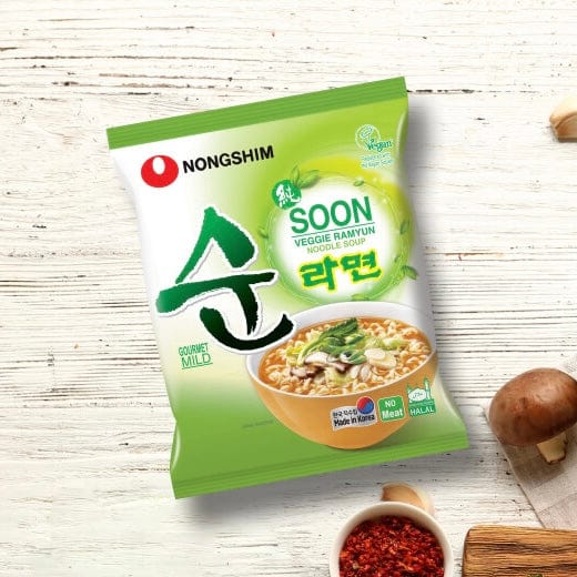 Nongshim Instant Noodle Nongshim Soon Veggie Noodle Soup 112g