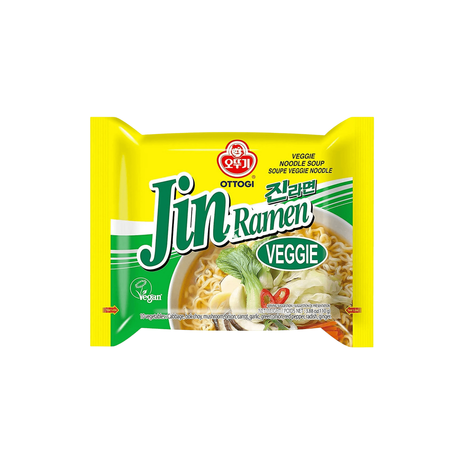 Ottogi Instant Noodle Ottogi Jin Ramen Veggie 110g