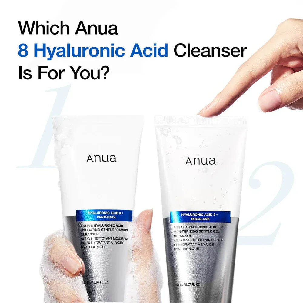 Anua Anua 8 Hyaluronic Acid Moisturizing Gentle Gel Cleanser 150ml