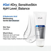 Anua Anua 8 Hyaluronic Acid Moisturizing Gentle Gel Cleanser 150ml