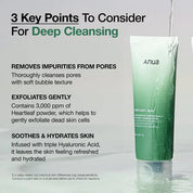 Anua Anua Heartleaf Quercetinol Pore Deep Cleansing Foam 150ml