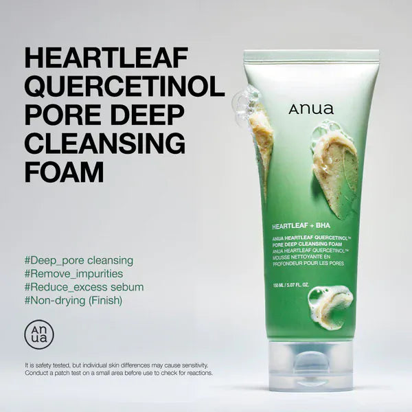 Anua Anua Heartleaf Quercetinol Pore Deep Cleansing Foam 150ml