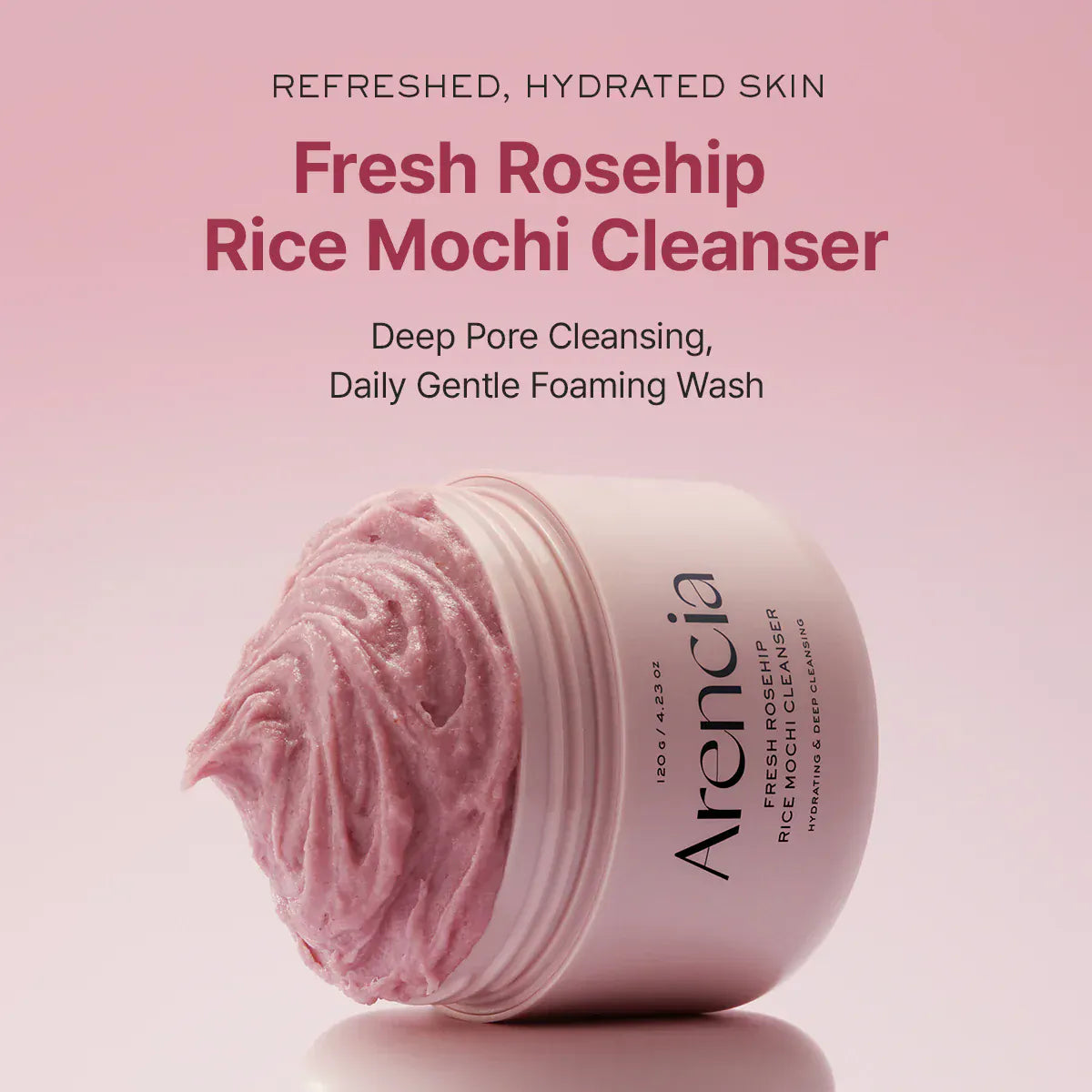 Arencia [Arencia] Fresh Rosehip Rice Mochi Cleanser 120g