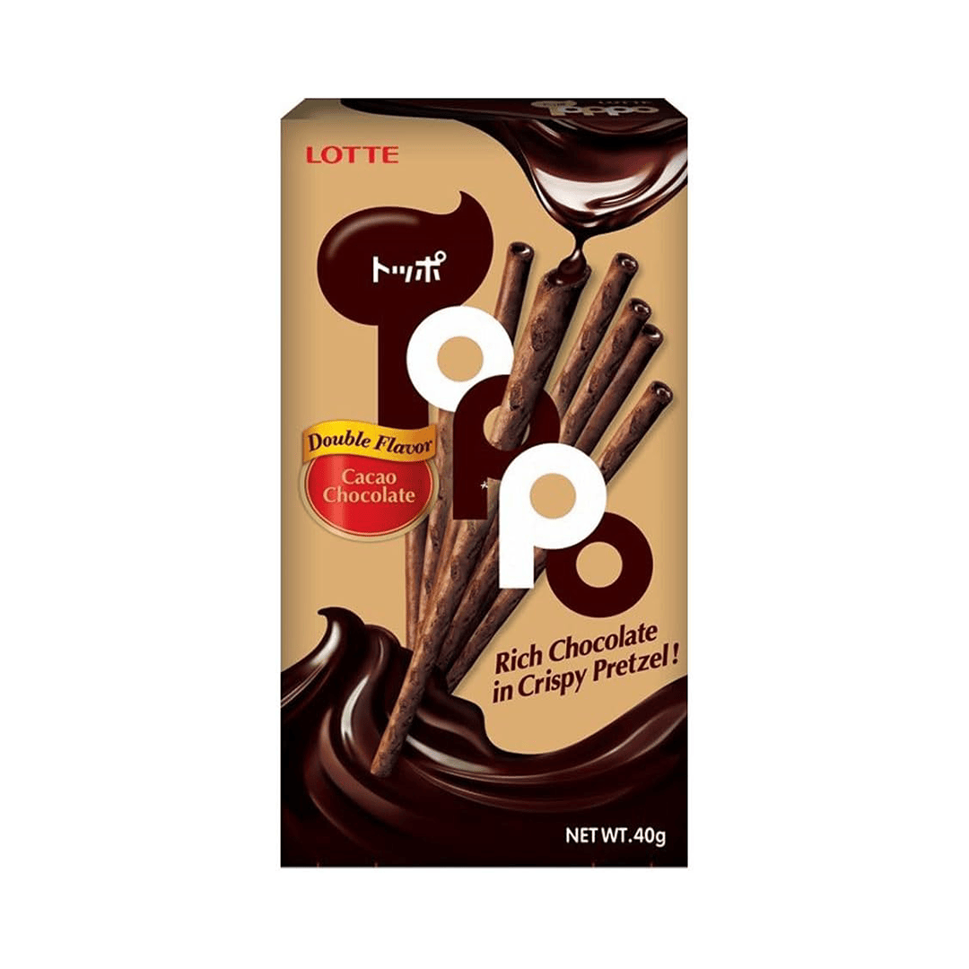 Brave Koko [LOTTE] TOPPO Chocolate Pretzel Original 40g (BBD: 09.03.2027)