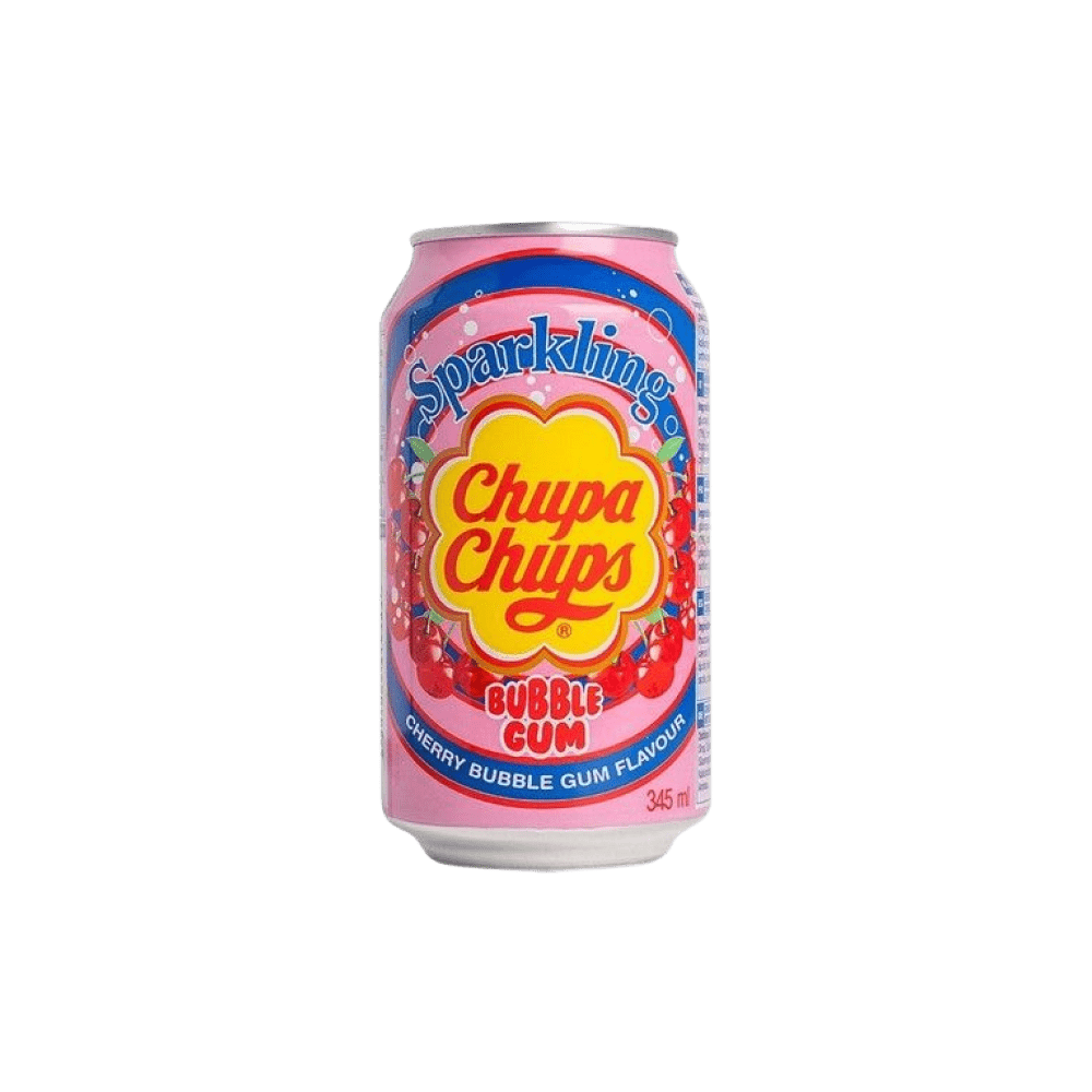 Chupa Chups Beverage Chupa Chups Drink Sparkling Cherry Bubble Gum 345ml