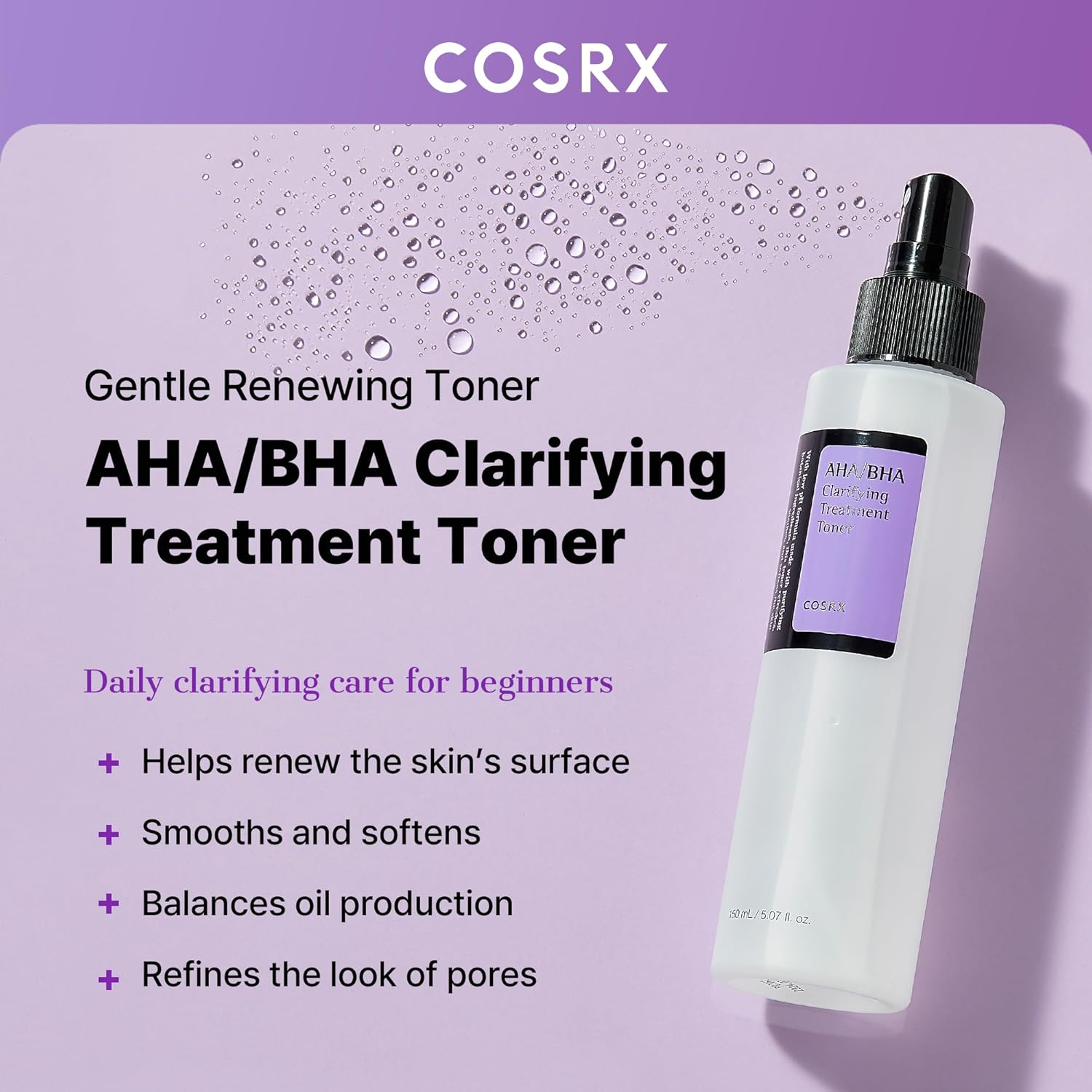 COSRX [COSRX] AHA BHA Clarifying Treatment Toner 150ml