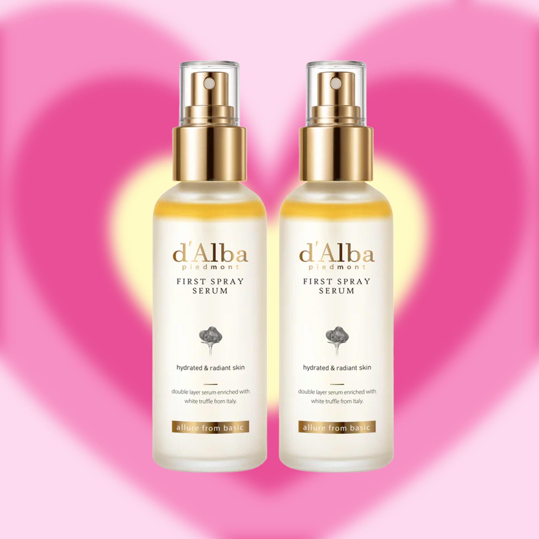 d'Alba [d'Alba] 1+1 WHITE TRUFFLE FIRST SPRAY SERUM 100ML 2pcs