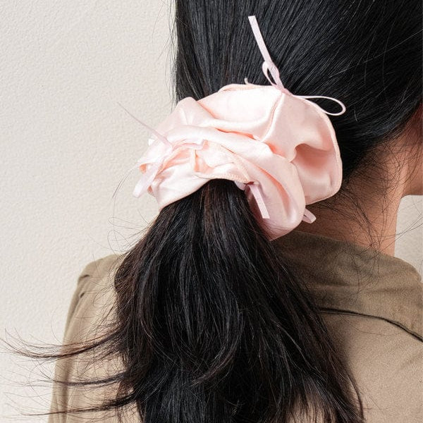 DAISO Accessories Balletcore Ribbon Scrunchie
