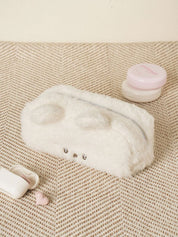 DAISO Accessories Fluffy Bunny Ears Pouch