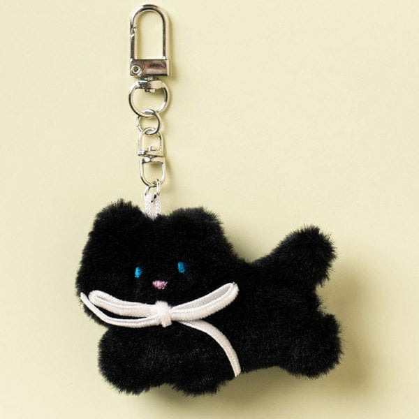 DAISO Accessories Fur Plush Keychain-Cat