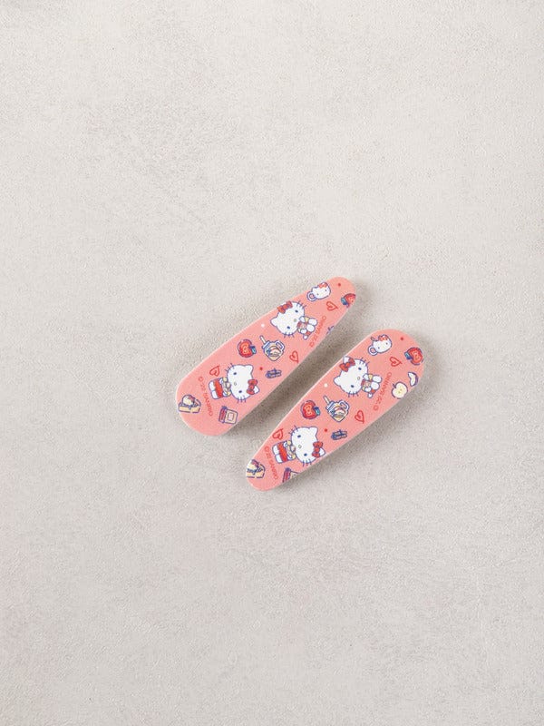 DAISO Accessories Hello Kitty Hair Snap Clips (2 Pieces)