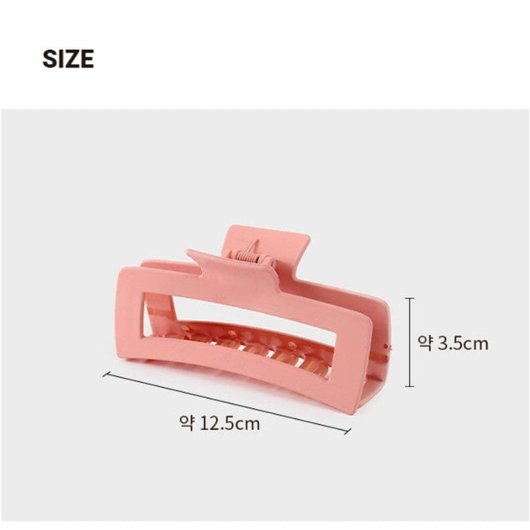 DAISO Accessories Large Square Hair Claw Clip