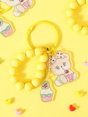 DAISO Accessories Momorei Pink Keyring Strap