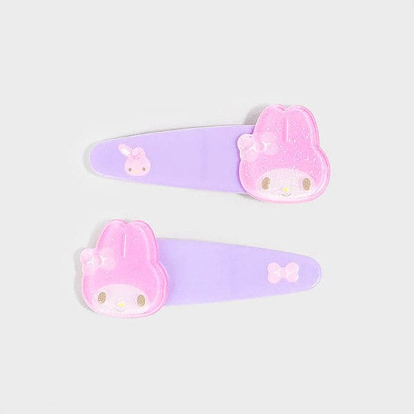 DAISO Accessories My Melody Embossed Snap Hair Clips (Set of 2)