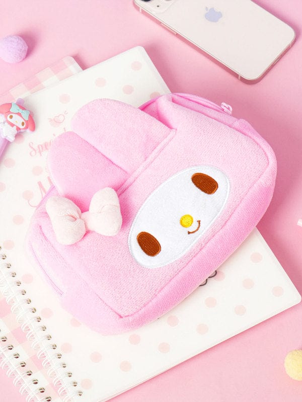 DAISO Accessories My Melody Makeup Bag (Plush Pouch)