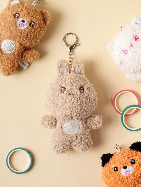 DAISO Accessories Personality Type Animal Plush Keychain (Personality Type)