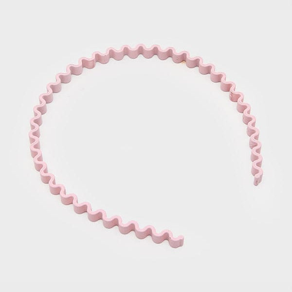 DAISO Accessories Pink Matte Wavy Hairband