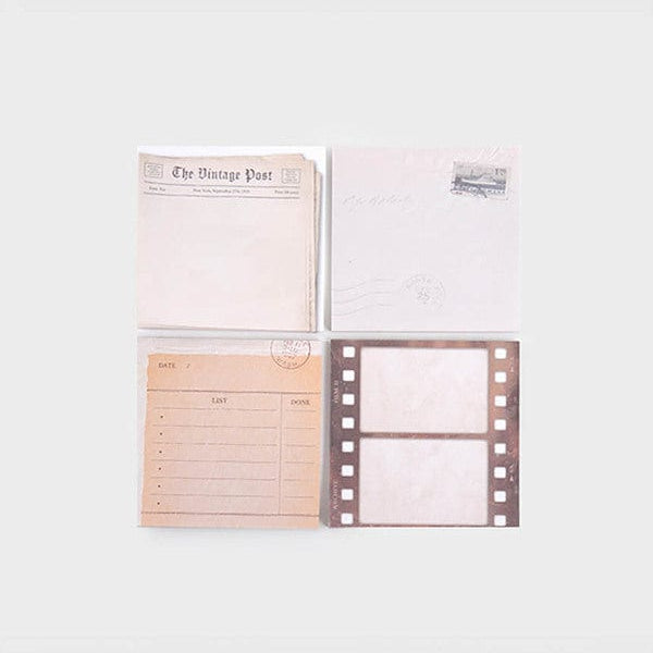 DAISO Stationery 4 Type Memo Pad (100 Sheets)