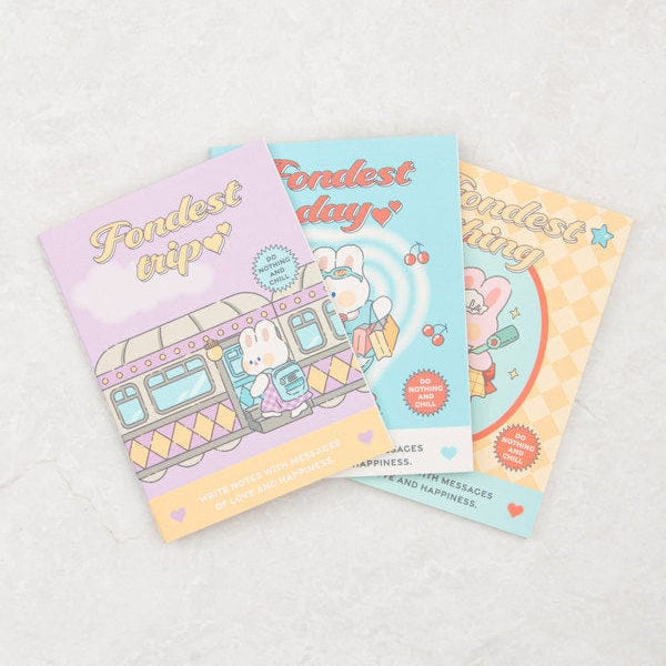 DAISO Stationery A6 Plain Notebook Set (3-Pack)