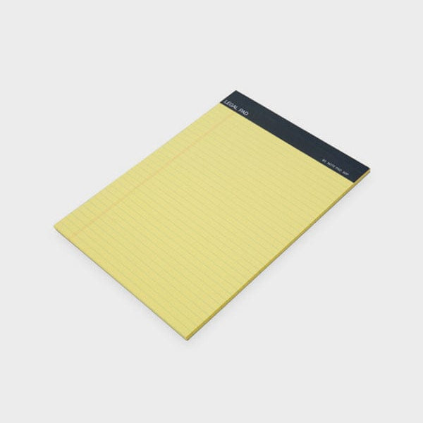 DAISO Stationery B5 Legal Pad - Yellow (60 Sheets)