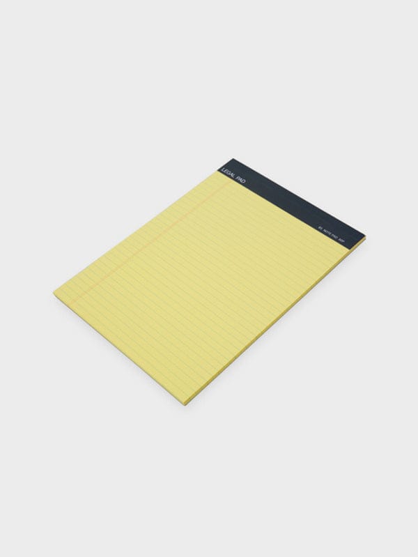 DAISO Stationery B5 Legal Pad - Yellow (60 Sheets)