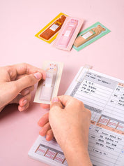 DAISO Stationery Character Pop-Up Index Tabs (4 Designs X 30 Sheets)