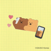 DAISO Stationery Friendship Bear Sticker Set (4 Sheets)