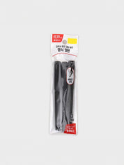 DAISO Stationery Gel Pens (3-pack, 0.38mm, Black)