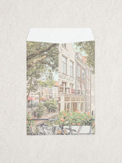 DAISO Stationery Landscape Vintage Gift bag 5 Pack -상세설명, 가격, 무게, 재고