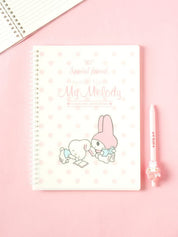 DAISO Stationery My Melody Character Notebook B5 (80 Sheets)