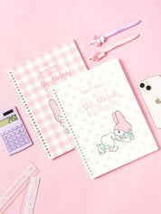 DAISO Stationery My Melody Character Notebook B5 (80 Sheets)