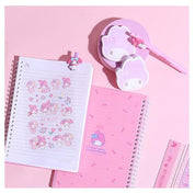 DAISO Stationery My Melody Lined Notebook A5 (80 Sheets)