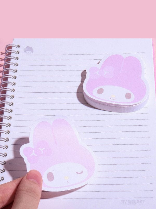 DAISO Stationery My Melody Sticky Memo Pad (70 Sheets)