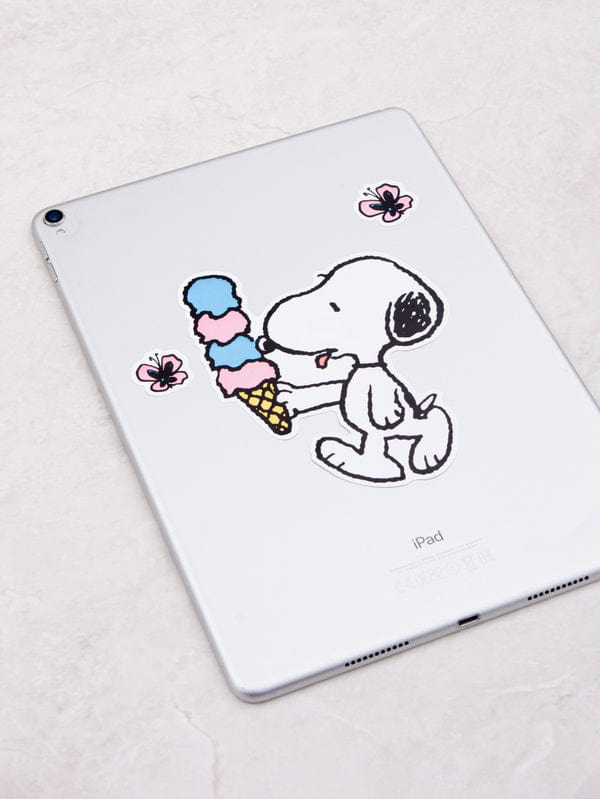 DAISO Stationery Peanuts Big Deco Sticker