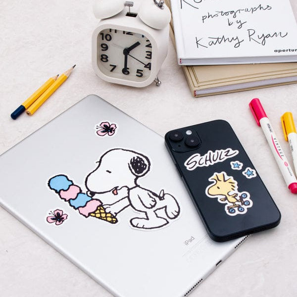 DAISO Stationery Peanuts Big Deco Sticker