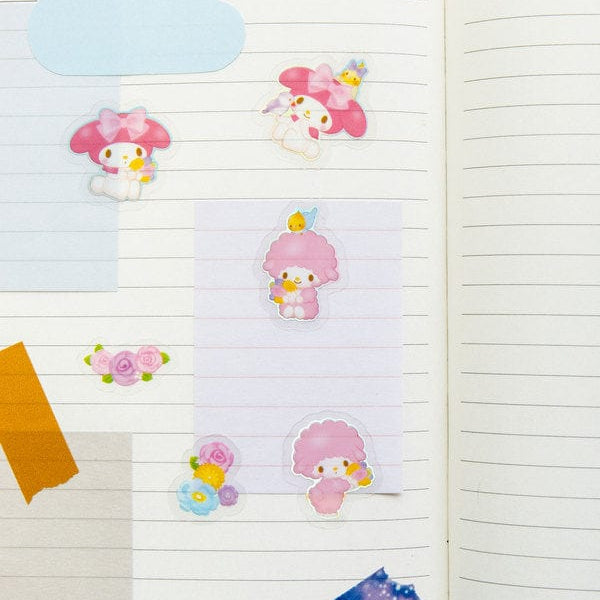 DAISO Stationery Sanrio My Melody Sticker Set (3 Sheets)