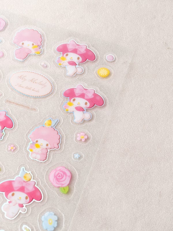 DAISO Stationery Sanrio My Melody Sticker Set (3 Sheets)