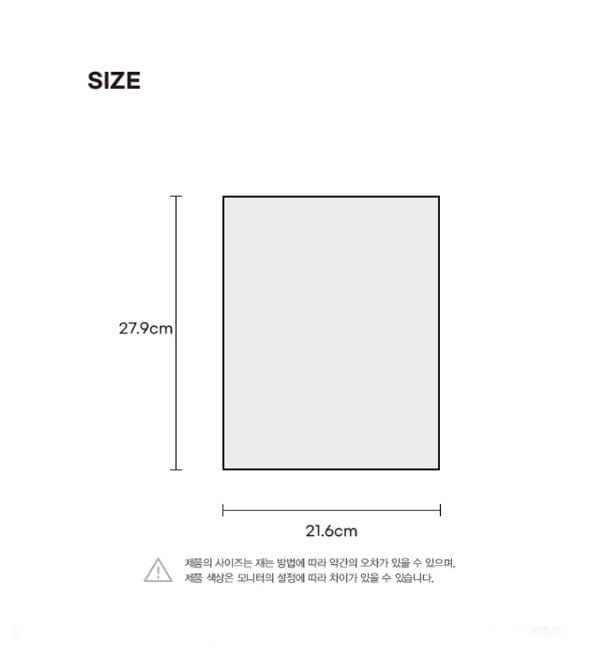 DAISO Stationery Spiral Notebook LETTER Size (90 Sheets)