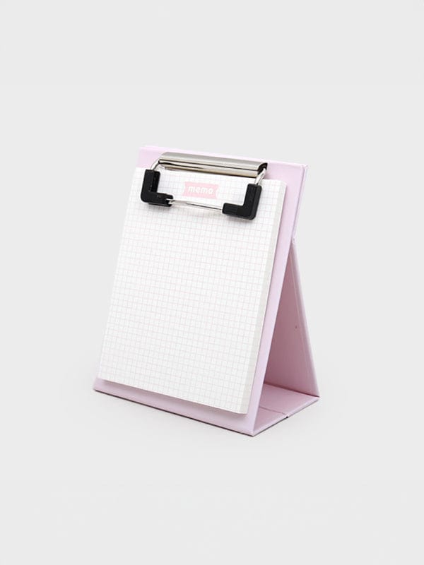 DAISO Stationery Stand-Type Clipboard Memo Pad (50 Sheets)
