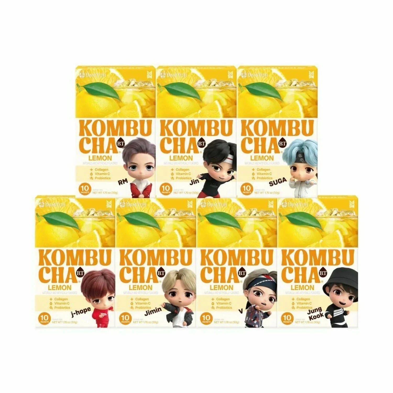 Damtuh Beverage Damtuh  Kombucha BT Lemon -Tiny TAN edition