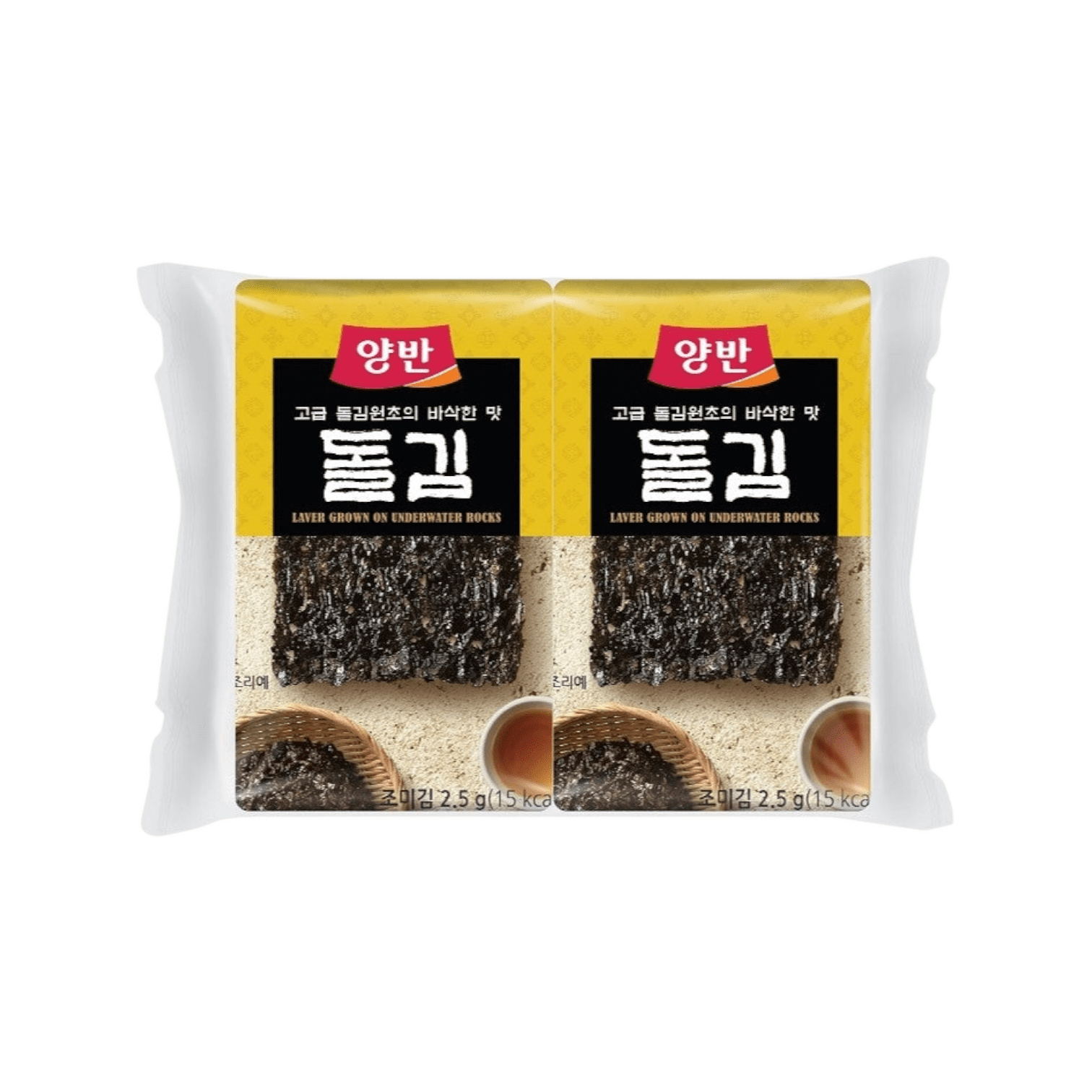 DONGWON Snack Yangban Dol Gim (Seasoned Seaweed) 3.5g X 8 Packs