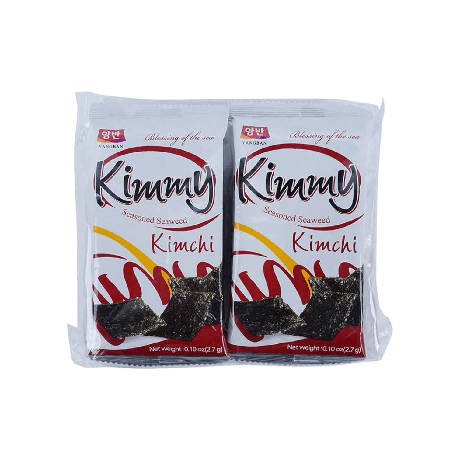 DONGWON Snack Yangban Kimmy Seasoned Seaweed Kimchi 2.7g X 8 Packs