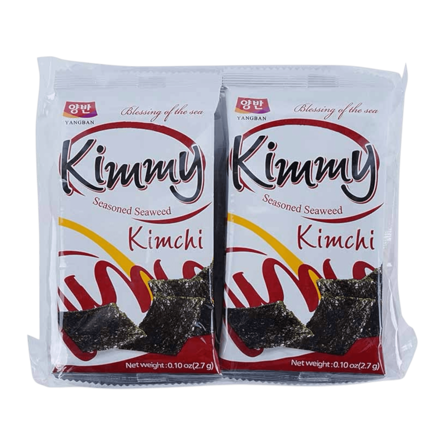 DONGWON Snack Yangban Kimmy Seasoned Seaweed Kimchi 2.7g X 8 Packs