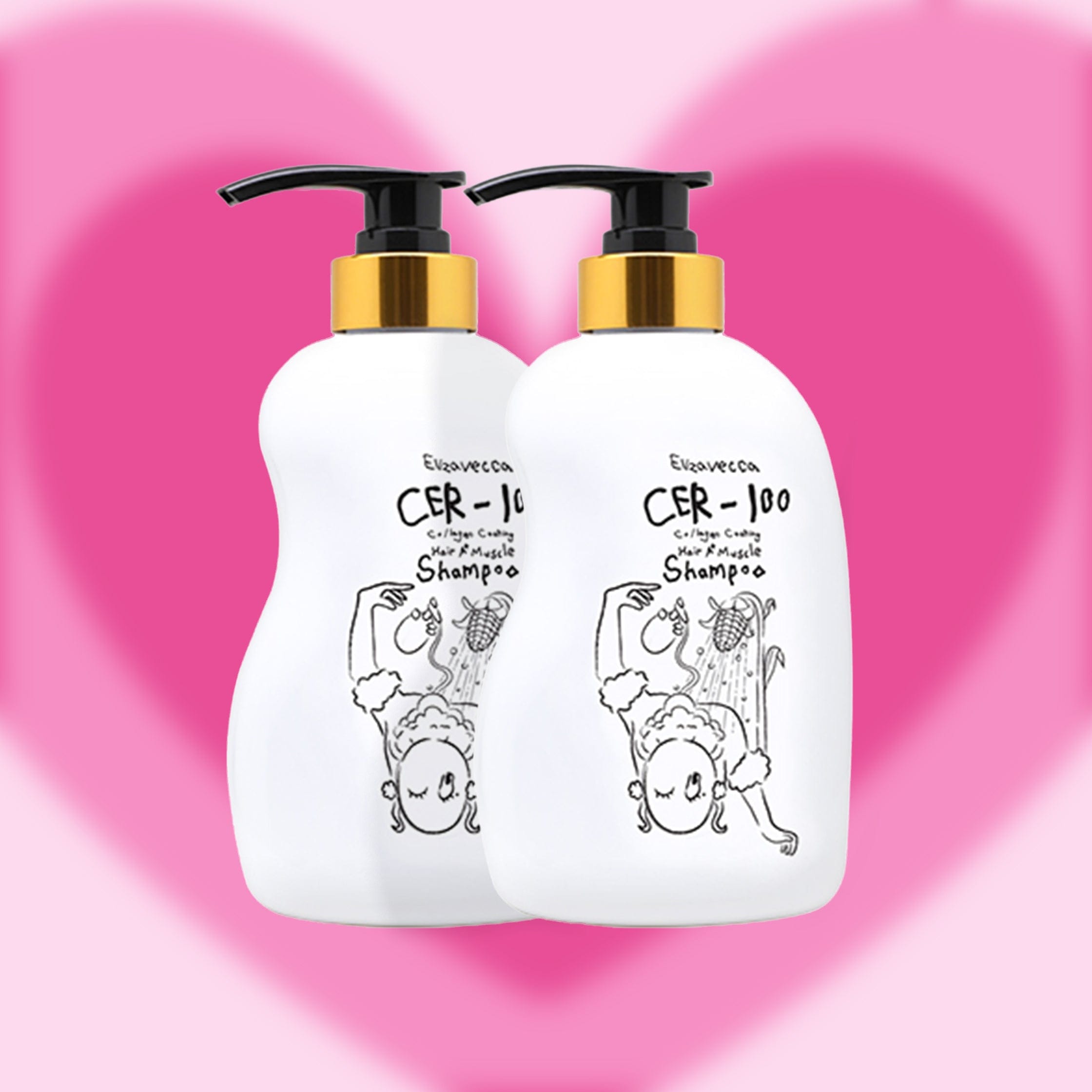 Elizavecca [Elizavecca] 1+1 CER-100 Collagen Coating Hair A+Muscle Shampoo 500ml 2pc