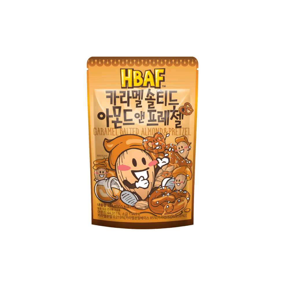 HBAF Snack HBAF Caramel Salted Almond & Pretzel 120g