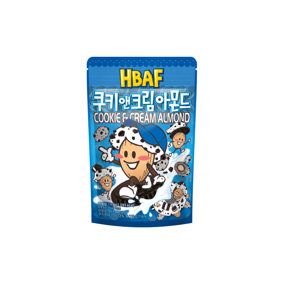 HBAF Snack HBAF Cookie & Cream Almond 120g