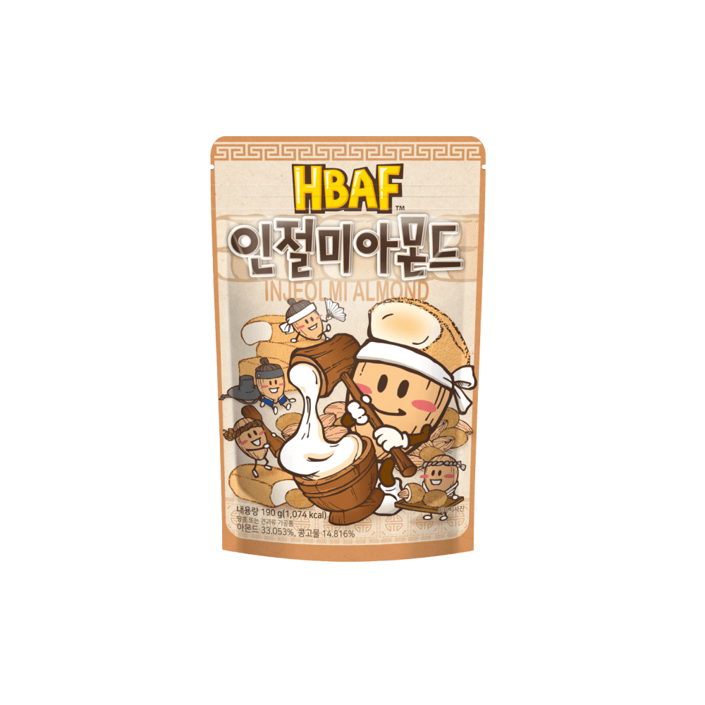 HBAF Snack HBAF Injeolmi Almond 120g