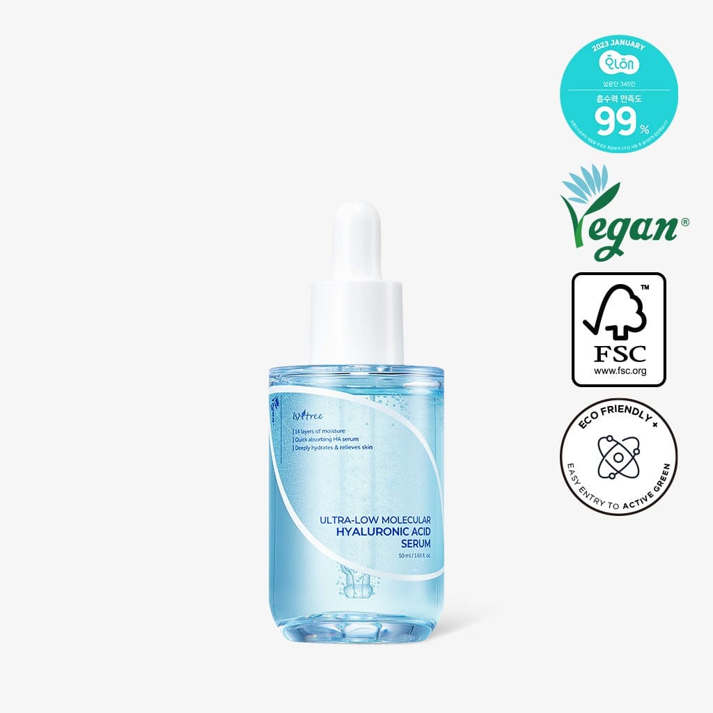 isNtree isNtree Ultra-Low Molecular Hyaluronic Acid Serum 50ml(Vegan, FSC, ECO FRIENDLY)