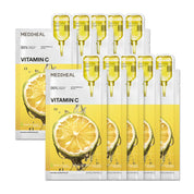 Mediheal Skincare 10 sheets [Mediheal] Vitamin C Essential Mask Clear Toning